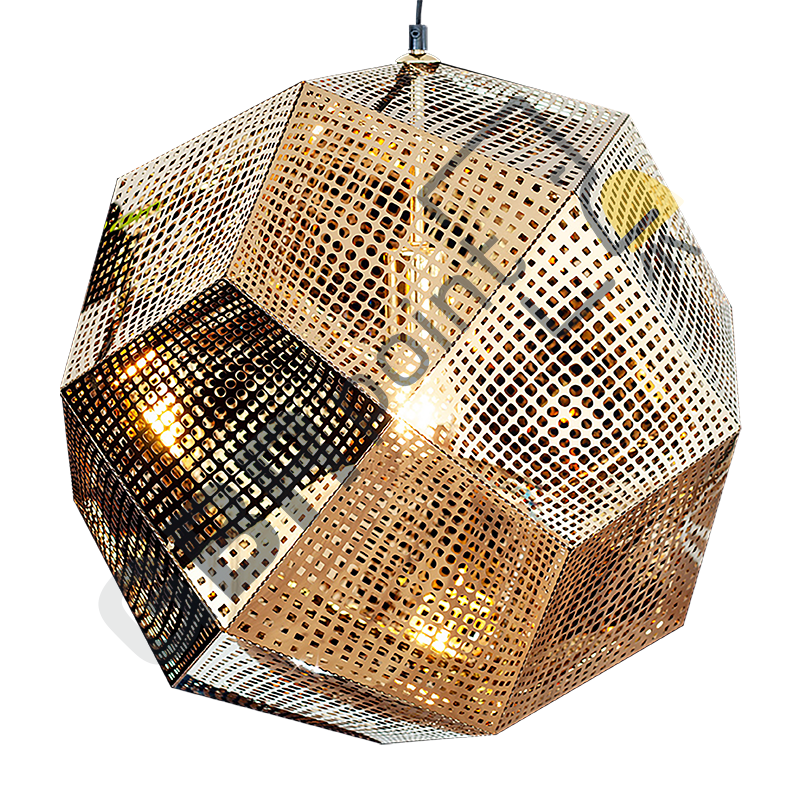 Pendul 1xE27 auriu Polyhedron 1 Kelektron
