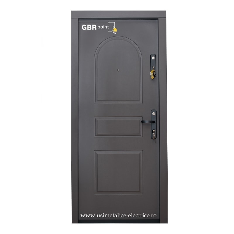10.jpg Usa metalica de apartament Maco U2 Gri Antracit Monoblock Shield - imagine 1