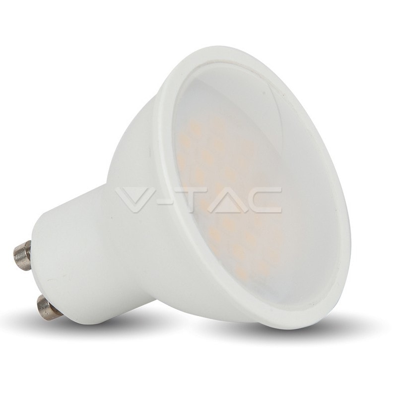 7310-7311-7312.jpg Reflector LED - 6W GU10 SMD Alb Plastic Cover Lăptos Alb cald - imagine 1
