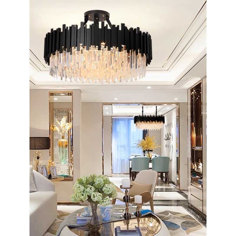 CANDELABRU-AURIU-CRISTAL-2.jpg Candelabru Negru Cristal 6924-500 BK - imagine 1