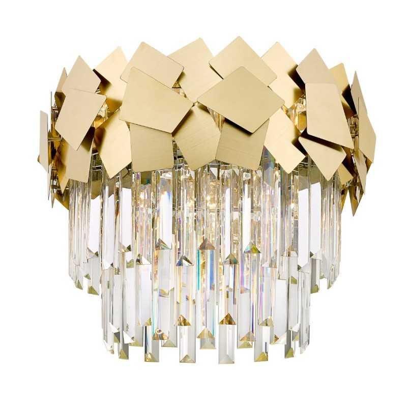 CANDELABRU-AURIU.jpg Candelabru Auriu Cristal W9026-300 - imagine 1