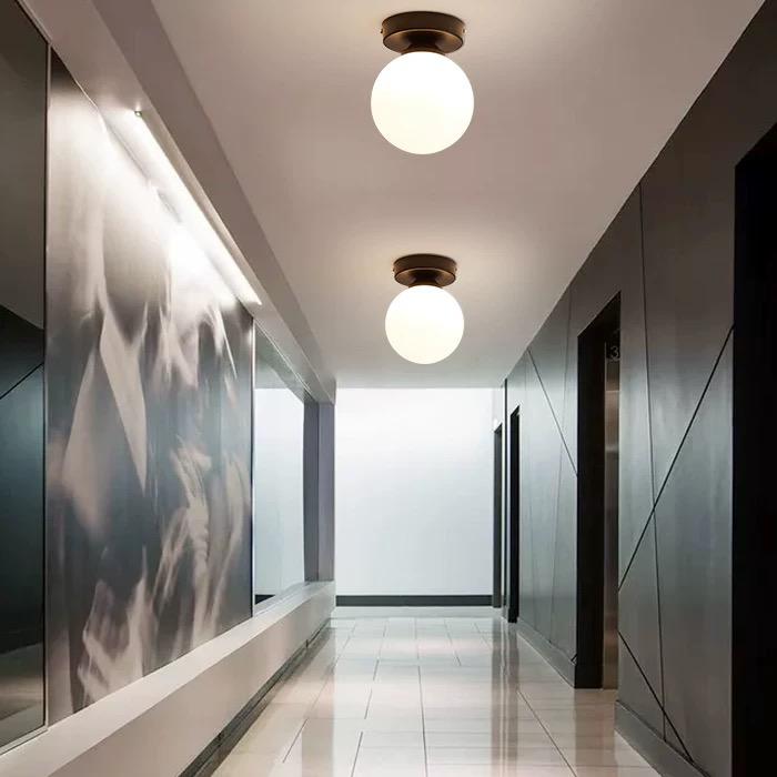 GLOB-AURIU-MODERN-3.jpg Lustra 1 Bec LDT301-1 BK - imagine 1
