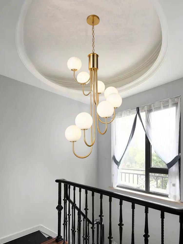 LUSTRA-CU-ABAJUR-AURIE-SI-NEGRU-1.jpg Lustra 8 becuri DN48 GD - imagine 1