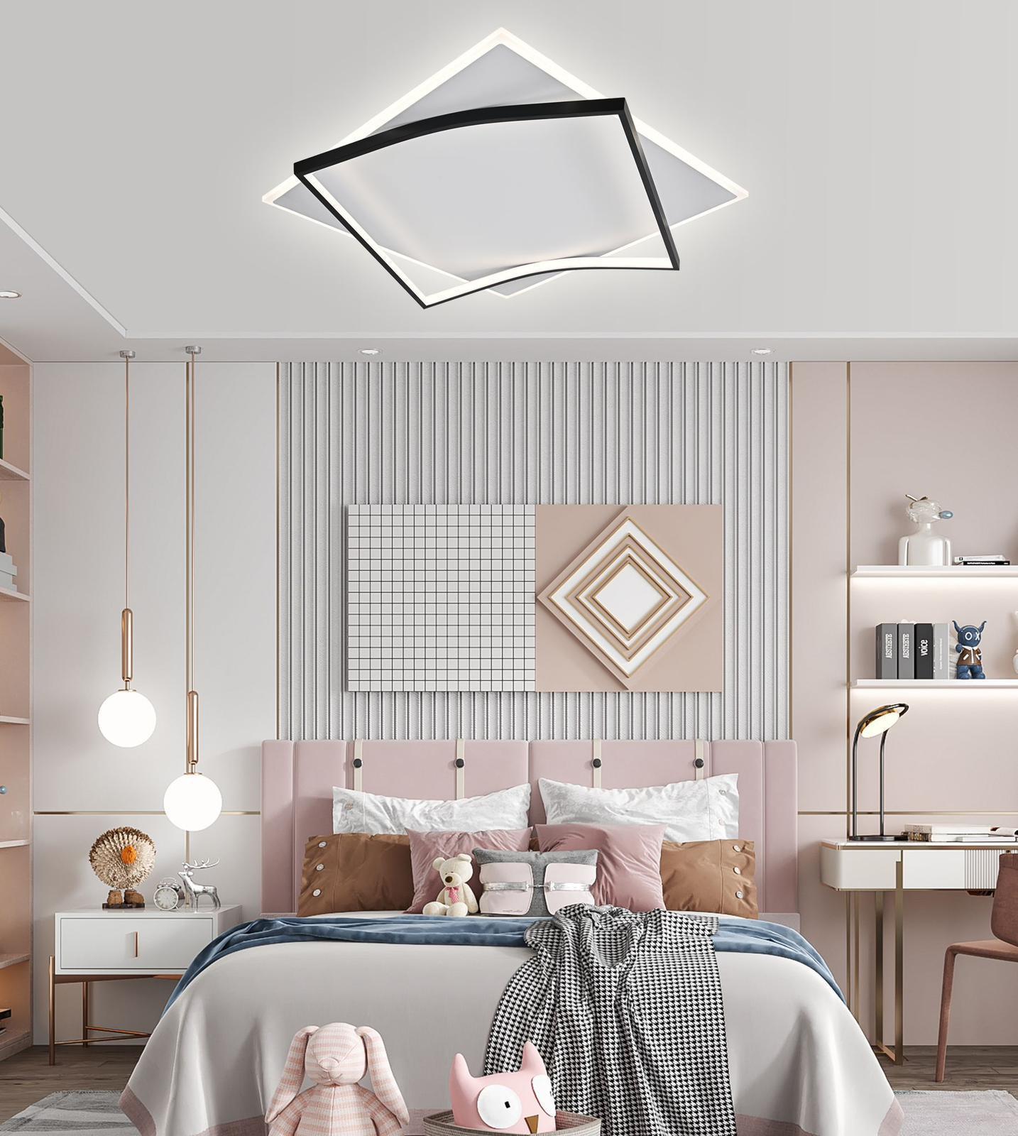 LUSTRA-CU-TELECOMANDA-NEGRU.jpg Lustra led cu telecomanda G3826-500 BK - imagine 1