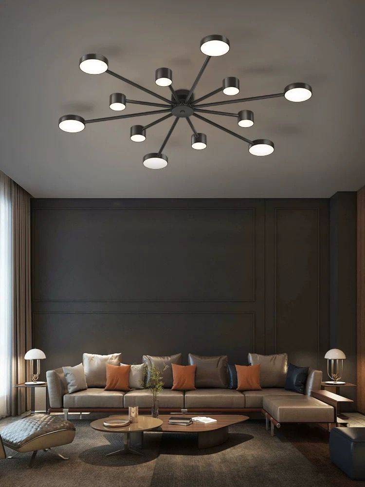 LUSTRA-LED-MODERNE-1.jpg Lustra led cu telecomanda G3867 BK - imagine 1