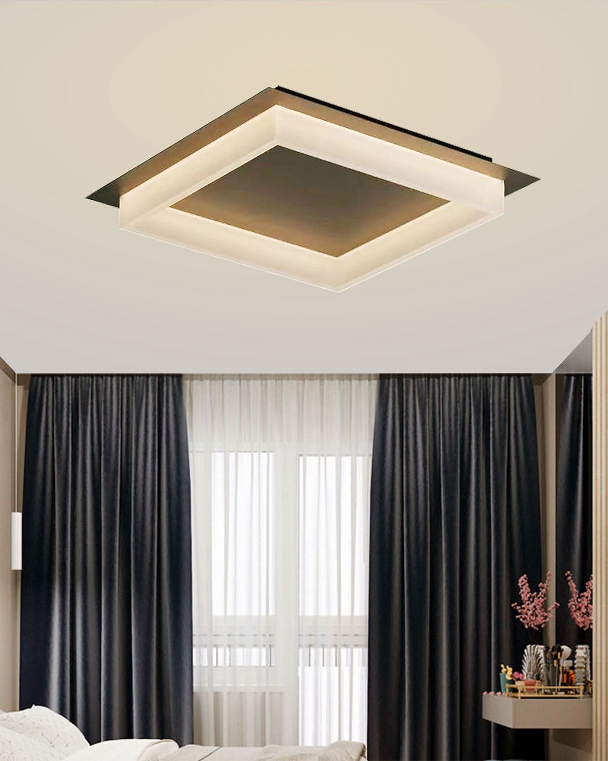aplica-led-patrata-1.jpg Aplica led CH9001-350F Bk - imagine 1