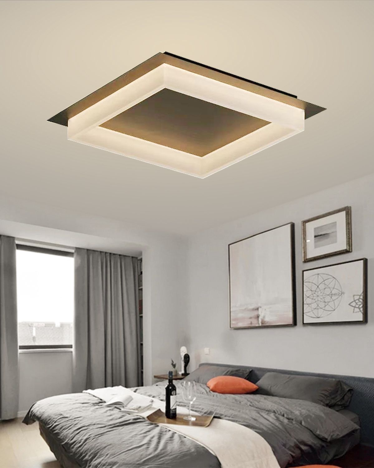 aplica-led-patrata-2.jpg Aplica led CH9001-350F Gd - imagine 1