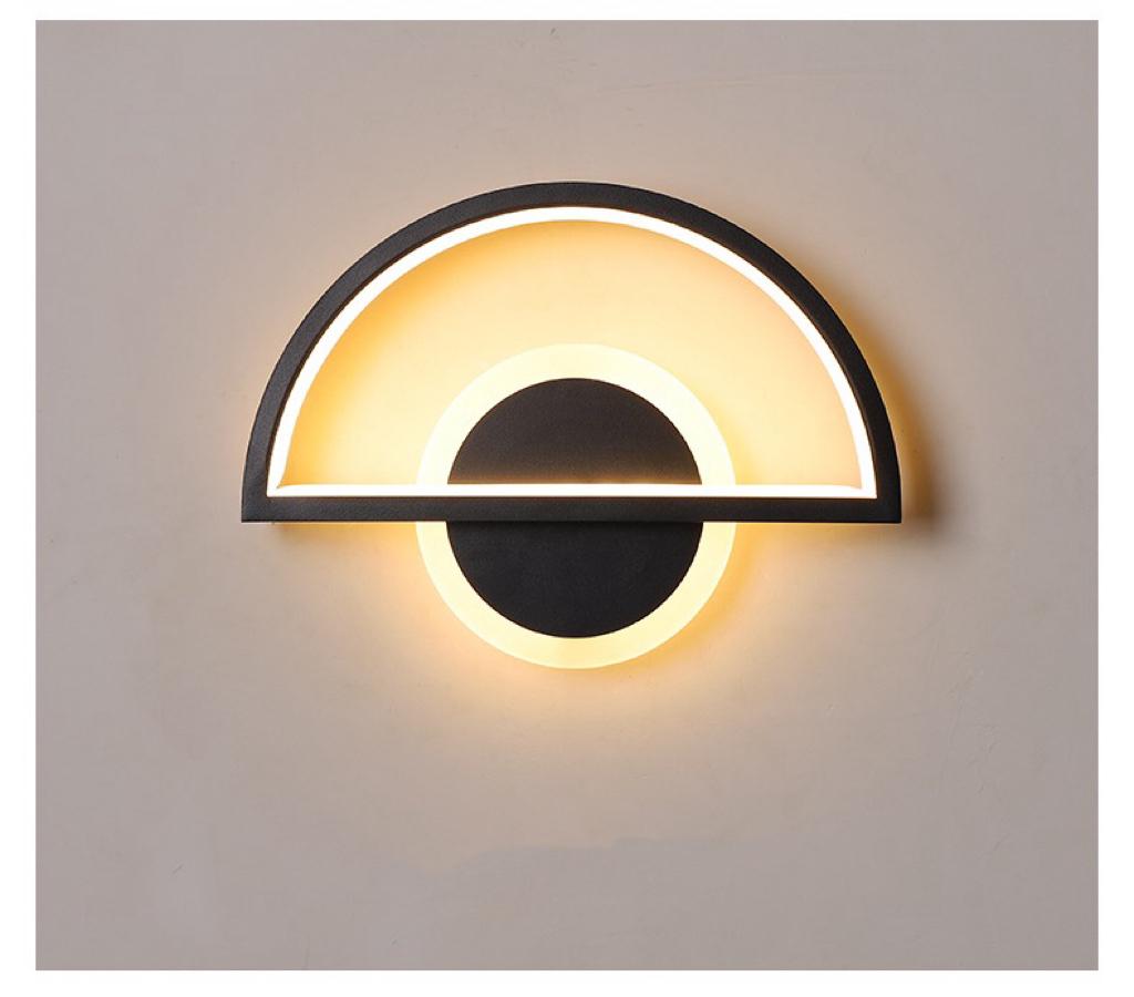 aplica-led-perete-semirotund-3.jpg Aplica led 9102BK - imagine 1