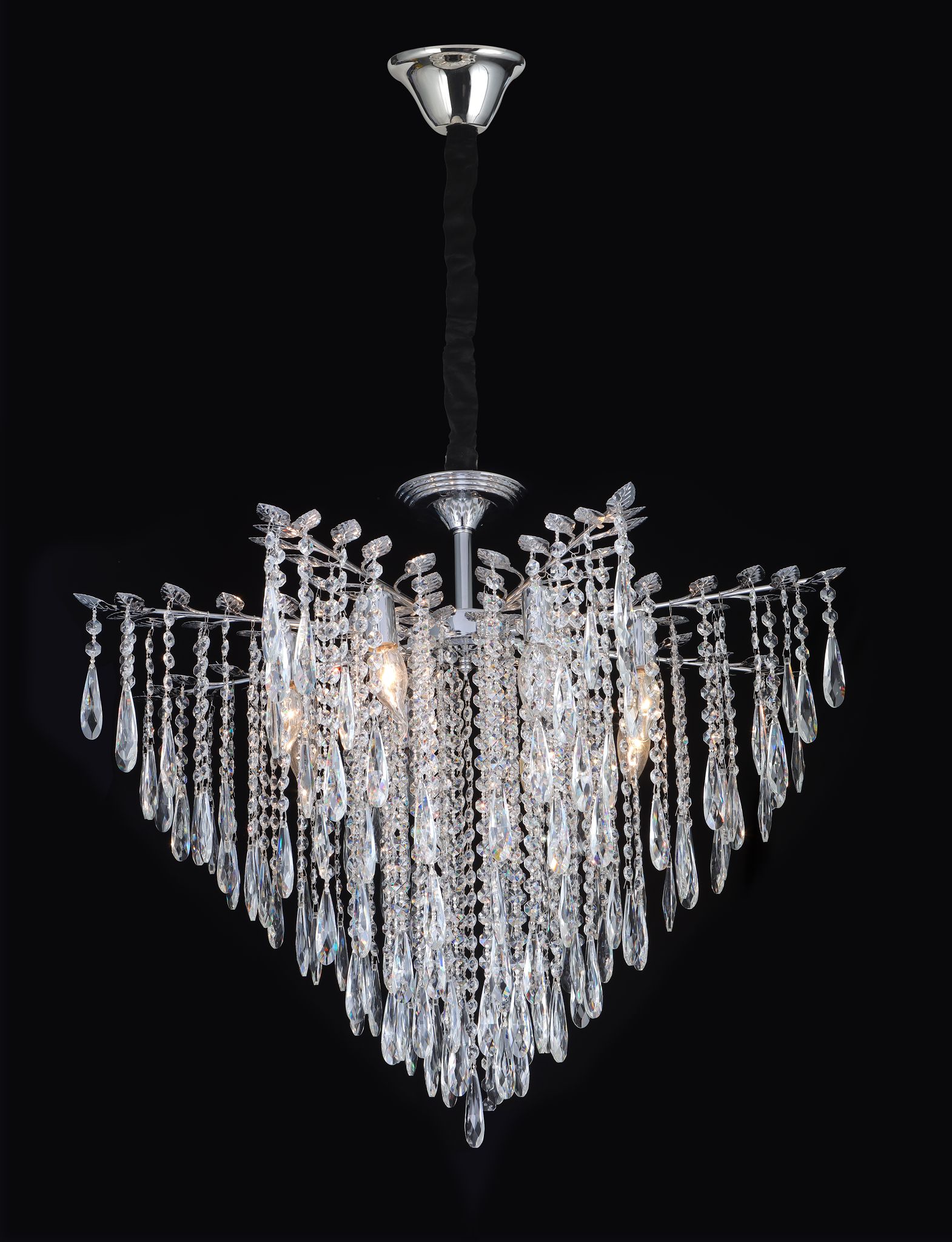 candelabru-argintiu-cristal.jpg Candelabru Argintiu Cristal 7918 - imagine 1