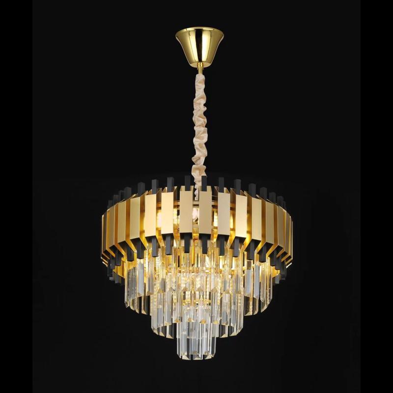 candelabru-auriu-cristale.jpg Candelabru Auriu Cristal 522 - imagine 1