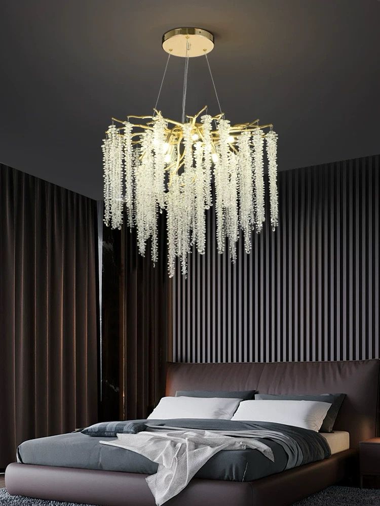 candelabru-auriu-modern.jpg Lustra 6 Becuri 8803-450 - imagine 1