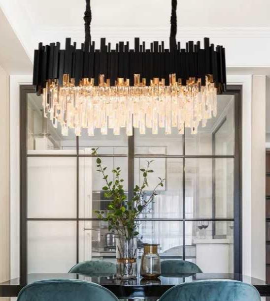 candelabru-negru-cristal.jpg Candelabru Negru Cristal 6924-800 - imagine 1