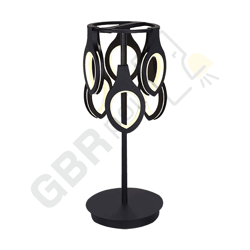 hoop-2.png Veioza LED 48W negru Hoop Kelektron - imagine 1