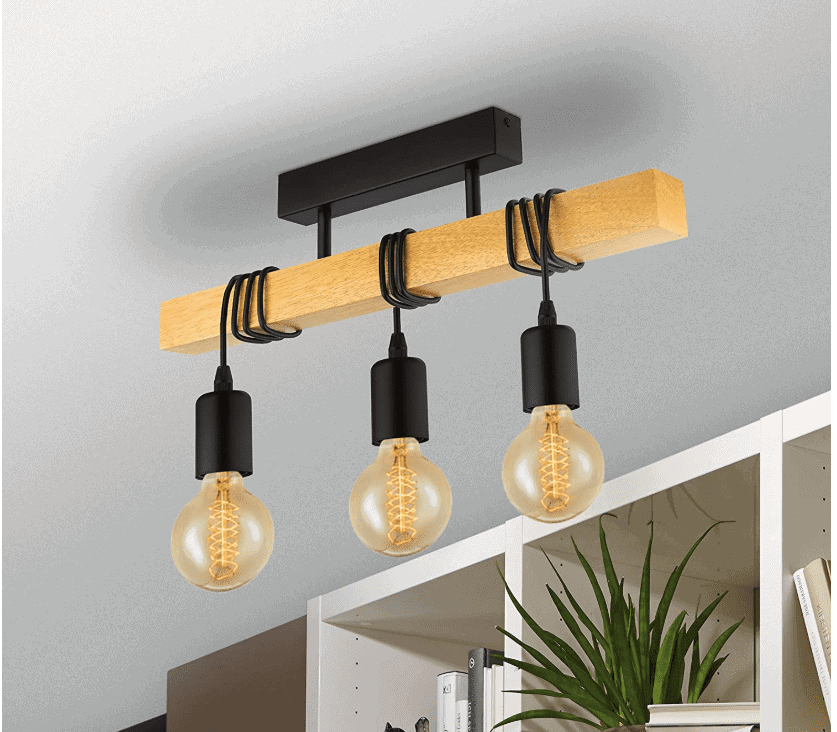 lustra-.png Lustra living cu trei abajururi C1 - imagine 1