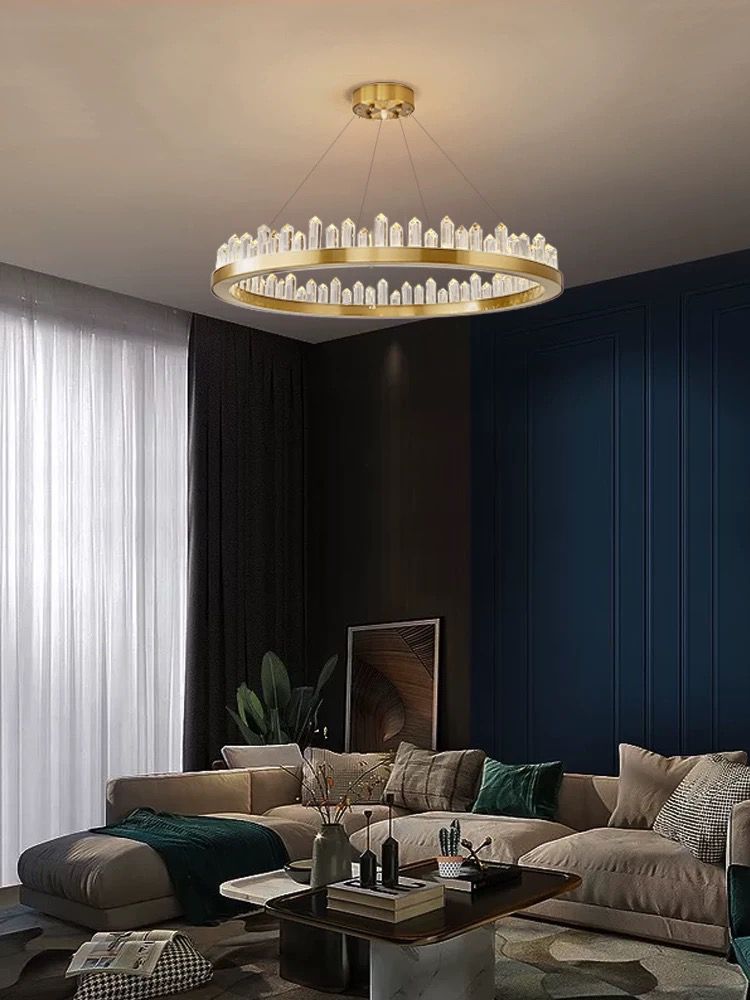 lustra-cristal-1.jpg Lustra led cu telecomanda G4107-600 - imagine 1