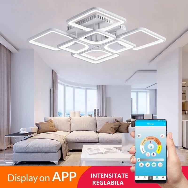 lustra-led-1-1-1.jpeg Lustra led cu telecomanda R 3 - imagine 1