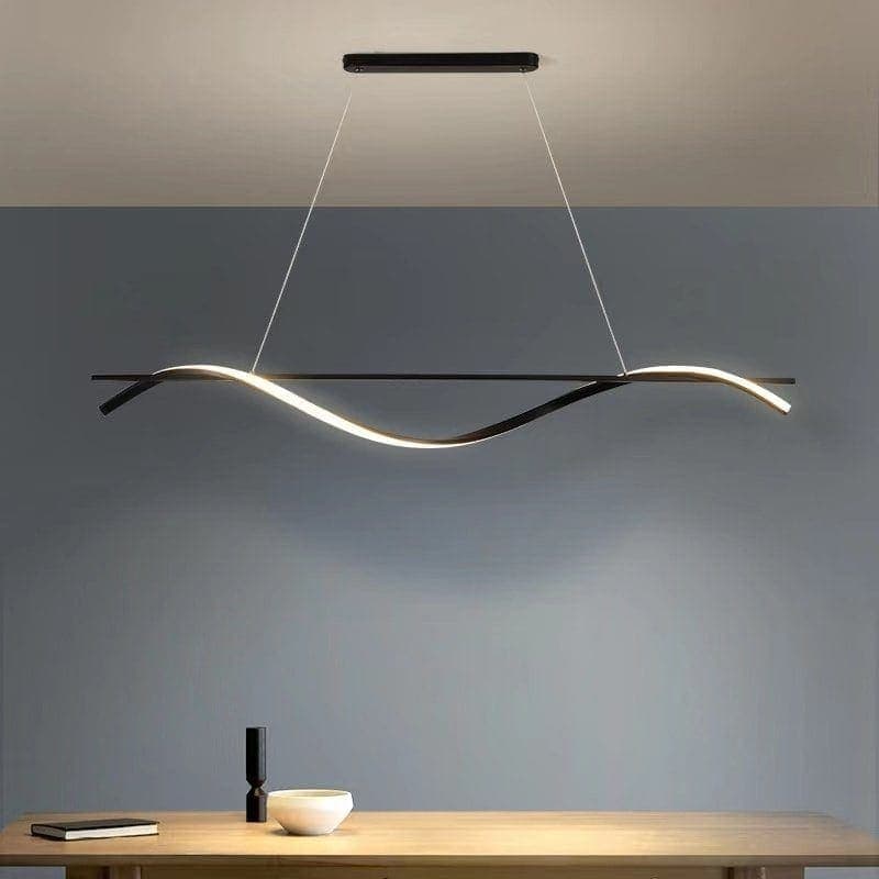lustra-led-8.jpeg Lustra led cu telecomanda P1088 Negru - imagine 1
