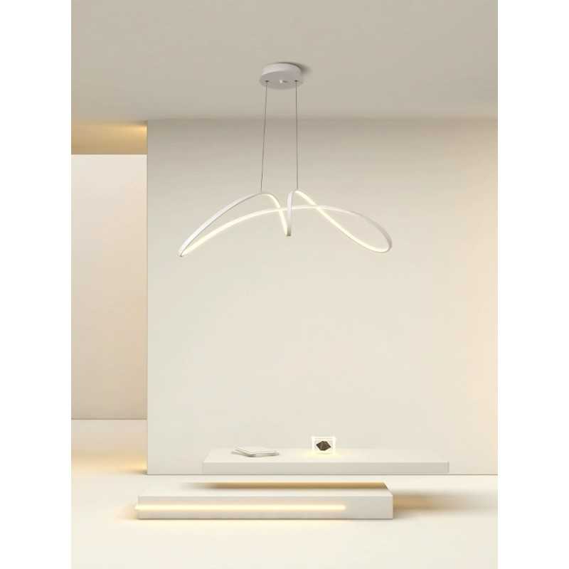 lustra-led-alb-3.jpg Lustra led G3681 WH - imagine 1