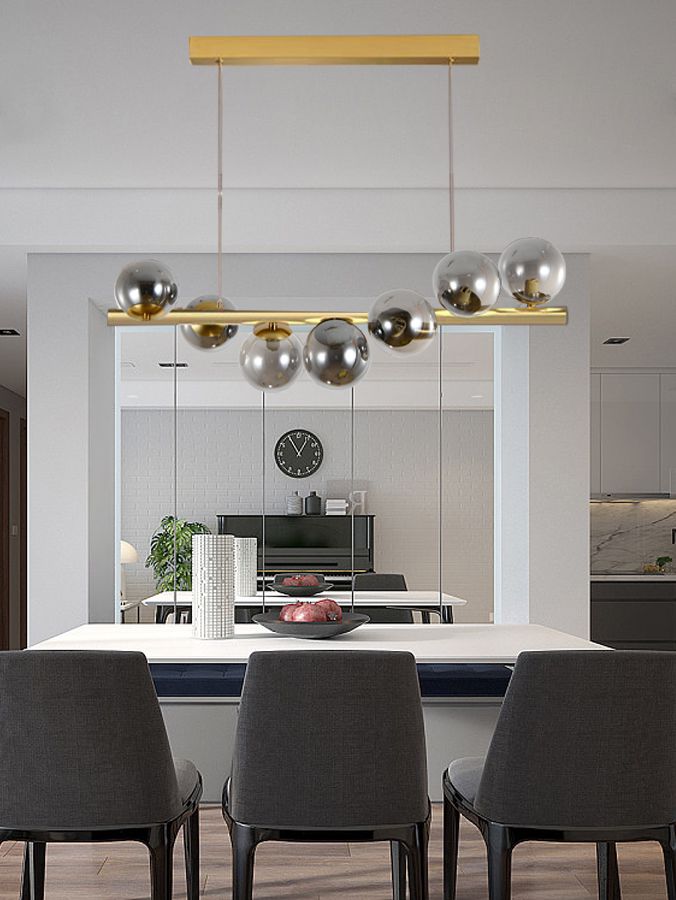lustra-led-auriu-1.jpg Lustra cu 7 becuri DX220 - imagine 1
