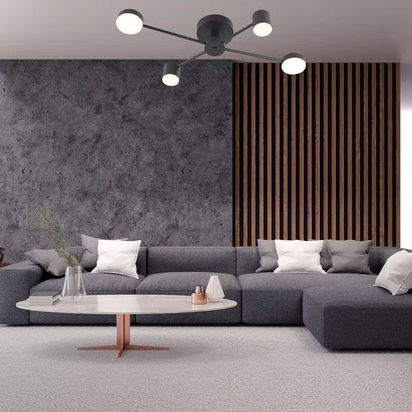 lustra-negru-bec-mica.jpg Lustra led G4217-2+2 - imagine 1