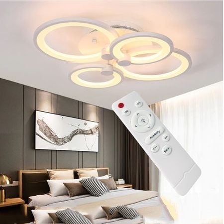 res_0dd758f4b02138fb6459ee97bfe441ed_450x450_k98b.jpg Lustra led cu telecomanda Alb 4 - imagine 1