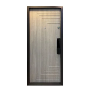 Usa metalica de apartament Maco U19 Stejar Nordic Yala inteligenta Smart Face